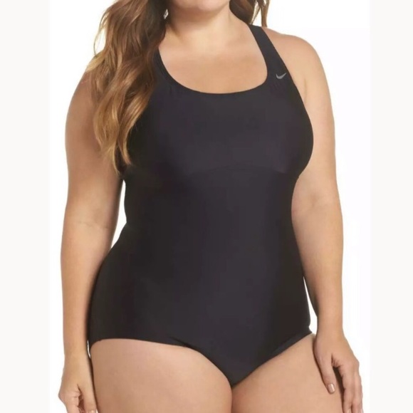Nike Other - Nike one piece black swimsuit size 16